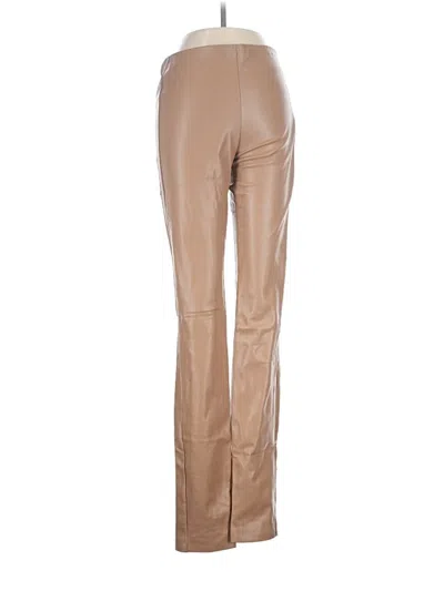 Pre-owned Zara Casual Pants In Tan