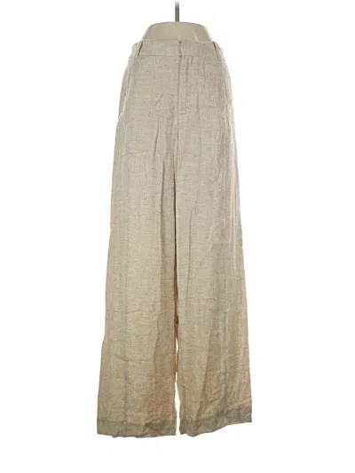 Pre-owned Zara Casual Pants In Tan