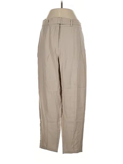 Pre-owned Zara Casual Pants In Tan