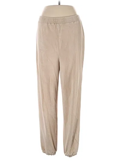 Pre-owned Zara Casual Pants In Tan