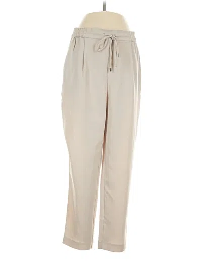 Pre-owned Zara Casual Pants In Tan