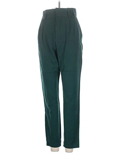 Pre-owned Zara Casual Pants In Teal