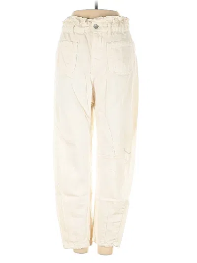 Pre-owned Zara Casual Pants In White