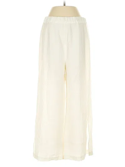 Pre-owned Zara Casual Pants In White
