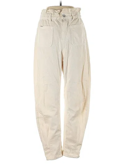 Pre-owned Zara Casual Pants In White