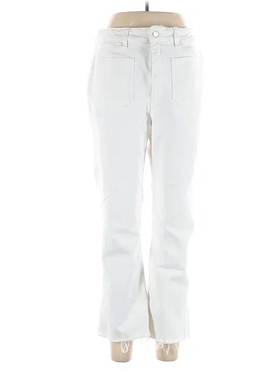 Pre-owned Zara Casual Pants In White
