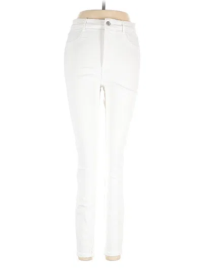 Pre-owned Zara Casual Pants In White
