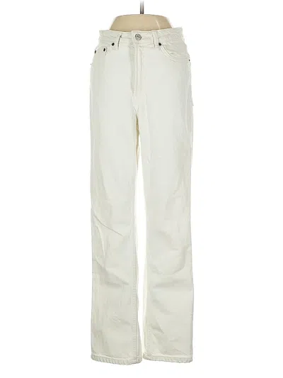Pre-owned Zara Casual Pants In White