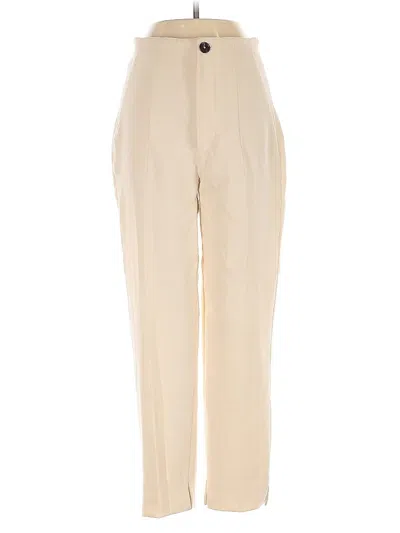 Pre-owned Zara Casual Pants In White