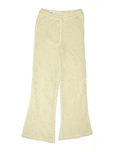 Pre-owned Zara Kids' Casual Pants In White