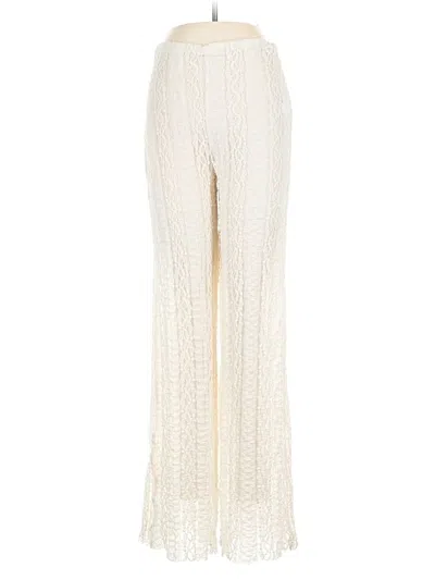 Pre-owned Zara Casual Pants In White