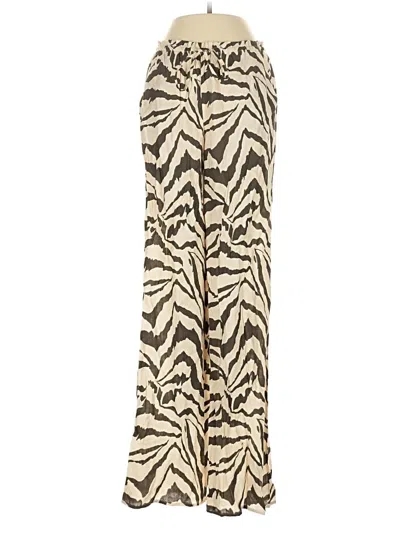 Zara Casual Pants In White