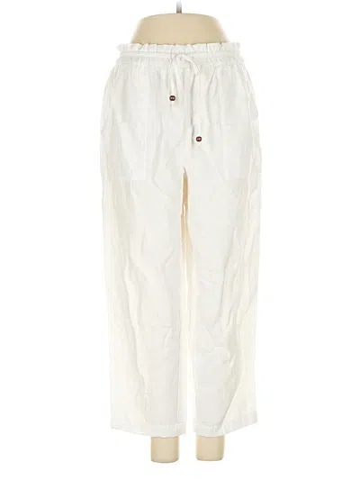 Pre-owned Zara Casual Pants In White