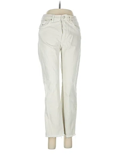 Pre-owned Zara Casual Pants In White