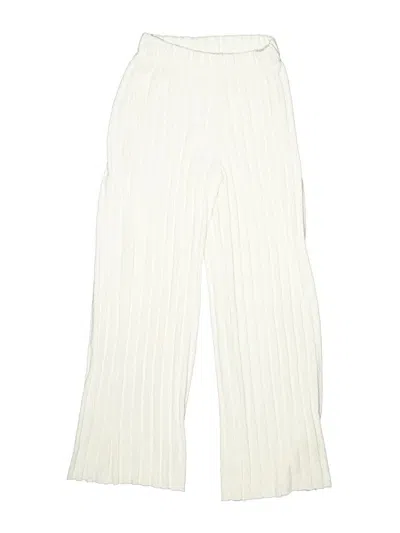 Pre-owned Zara Kids' Casual Pants In White