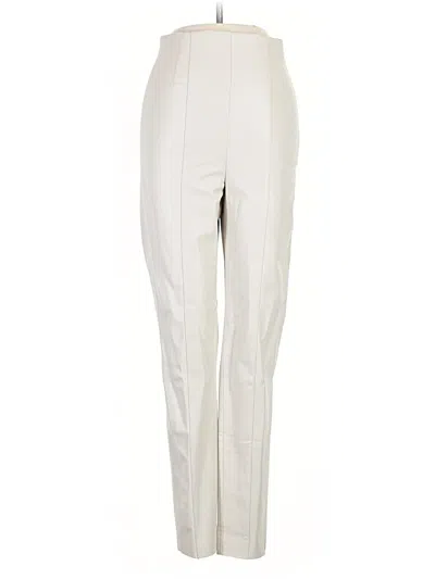 Pre-owned Zara Casual Pants In White