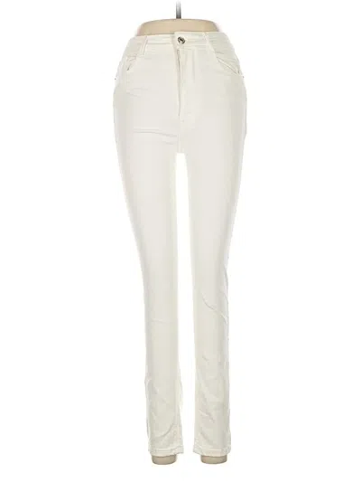 Pre-owned Zara Casual Pants In White
