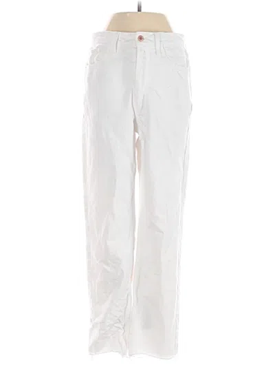 Pre-owned Zara Casual Pants In White