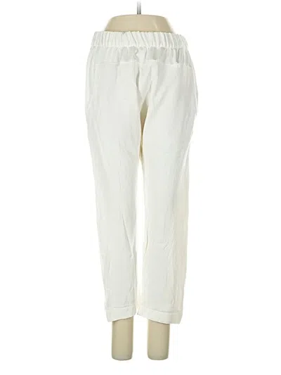 Pre-owned Zara Casual Pants In White