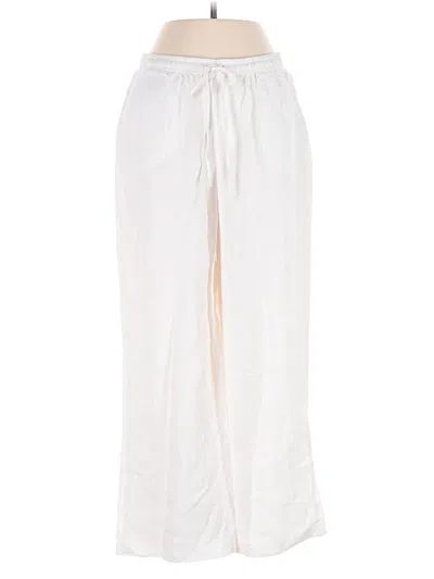 Pre-owned Zara Casual Pants In White