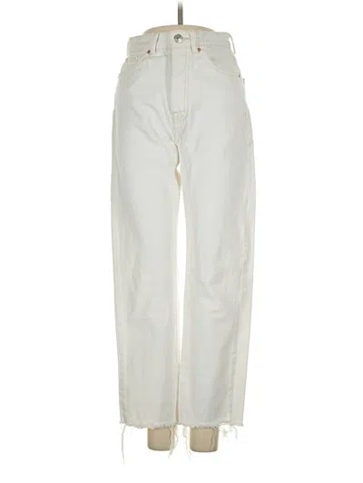 Pre-owned Zara Casual Pants In White