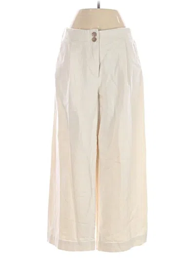 Pre-owned Zara Casual Pants In White