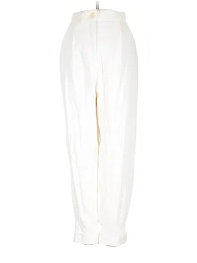 Pre-owned Zara Casual Pants In White