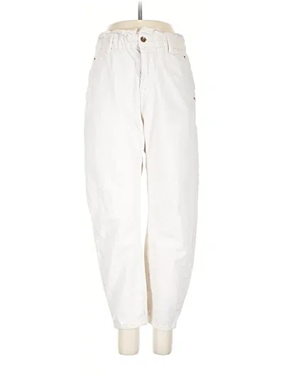 Pre-owned Zara Casual Pants In White