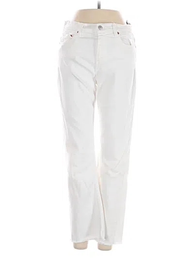 Pre-owned Zara Casual Pants In White