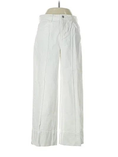 Pre-owned Zara Casual Pants In White