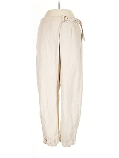 Pre-owned Zara Casual Pants In White