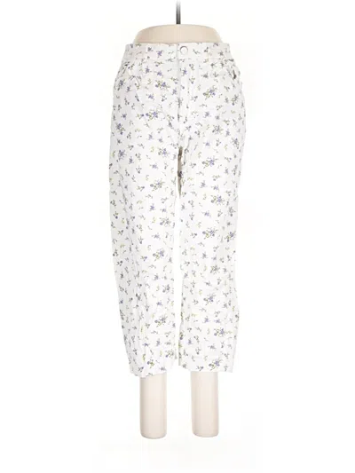 Pre-owned Zara Casual Pants In White