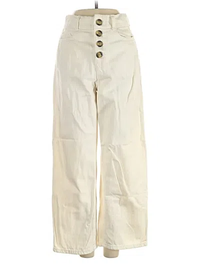 Pre-owned Zara Casual Pants In White