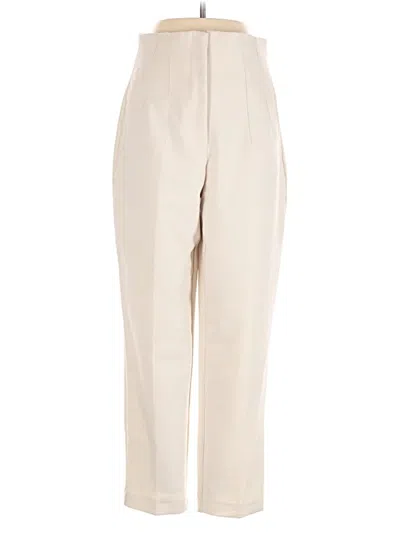 Pre-owned Zara Casual Pants In White
