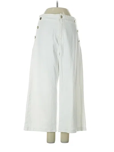 Pre-owned Zara Casual Pants In White