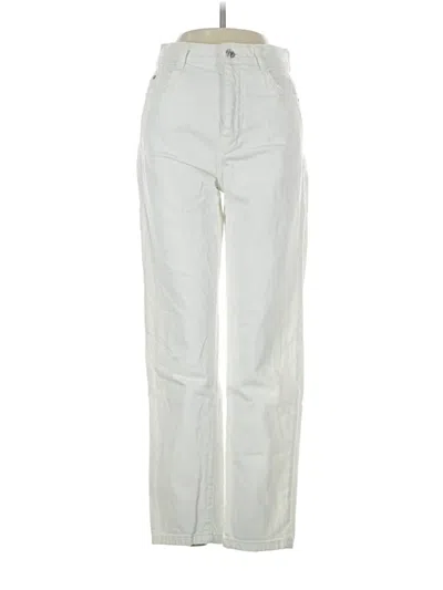 Pre-owned Zara Casual Pants In White