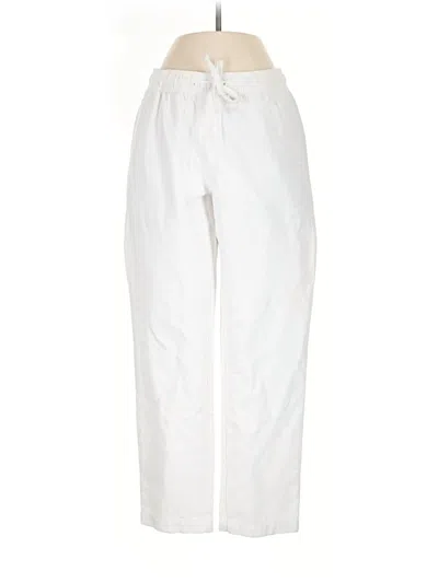 Pre-owned Zara Casual Pants In White