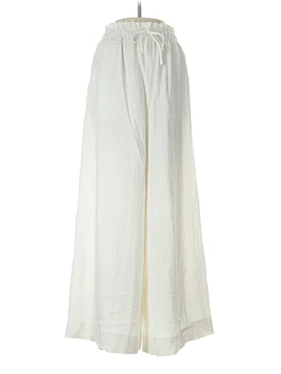 Pre-owned Zara Casual Pants In White