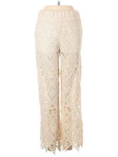 Pre-owned Zara Casual Pants In White