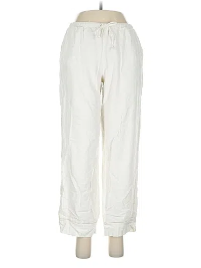 Pre-owned Zara Casual Pants In White