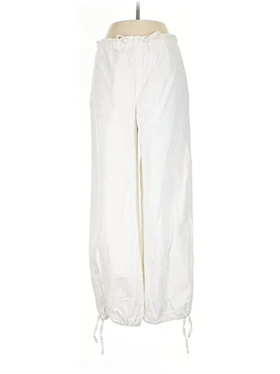 Pre-owned Zara Casual Pants In White