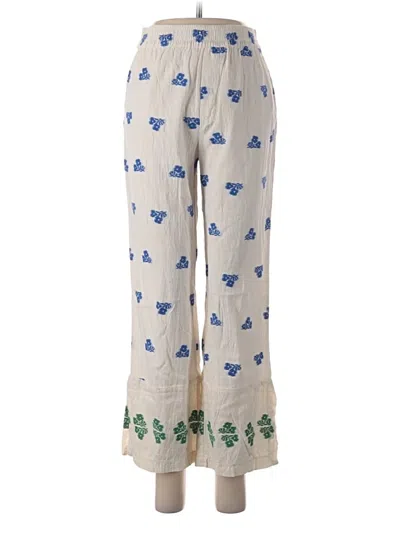 Pre-owned Zara Casual Pants In White