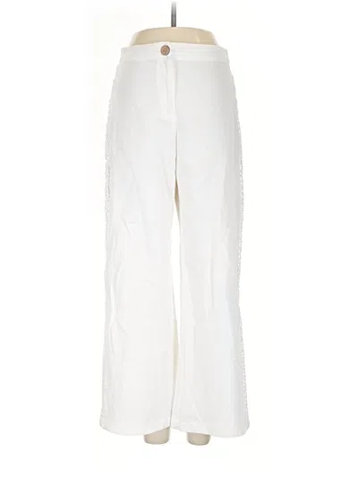 Pre-owned Zara Casual Pants In White