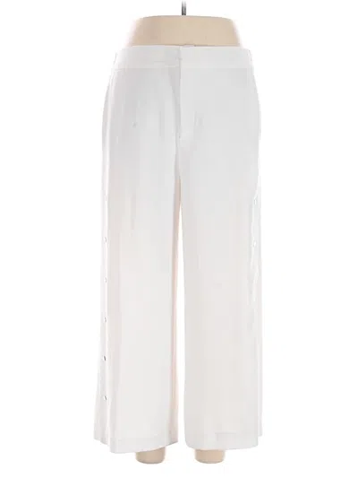 Pre-owned Zara Casual Pants In White