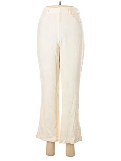 Pre-owned Zara Casual Pants In White