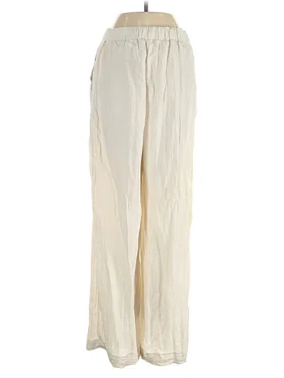 Pre-owned Zara Casual Pants In White
