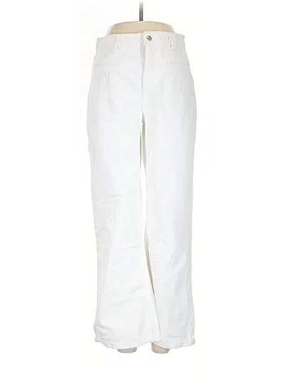 Pre-owned Zara Casual Pants In White