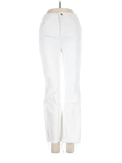 Pre-owned Zara Casual Pants In White