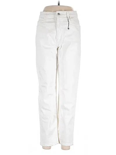 Pre-owned Zara Casual Pants In White