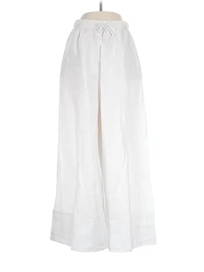 Pre-owned Zara Casual Pants In White